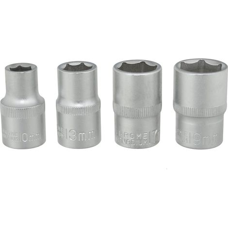 Juego de 4 llaves de vaso de 1/2" (10-13-17-19 mm) (20) (1/3)