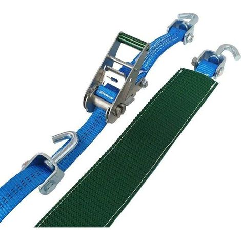 Pas de lawet con protezione 3m / 35mm, modello con gancio girevole, ideale per assicurare i veicoli durante el trasporto, ad alta resistenza, durevole, facile de da usare e sicuro.