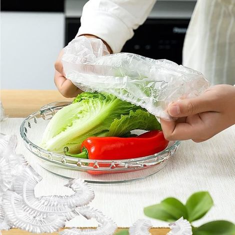 Lot de 100 sacs de film étirable, peuvent être utilisés pour les fruits, les légumes, la viande, la conservation des aliments,[909]