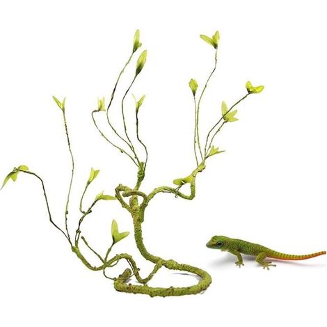 Decorative Branch for Reptile Terrarium, 90 cm, Flexible Climbing Branches for Chameleons, Lizards, Geckos, Frogs and Bearded Dragons