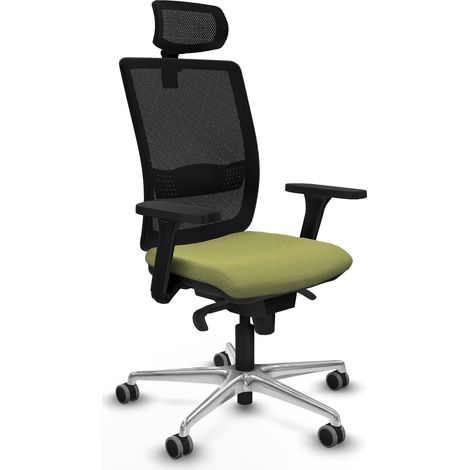 Sedia da ufficio piqueras y crespo Haches nero alluminio (1/2)