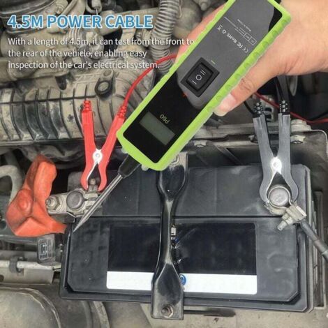 NALOOKAMIC  Testeur de Système Électrique Circuit Automobile DC 6-30V, Détecteur de Circuit, Analyseur de Circuit, Sonde de Puissance, Test de Continuité, Test de Court-circuit, Identification de Pola