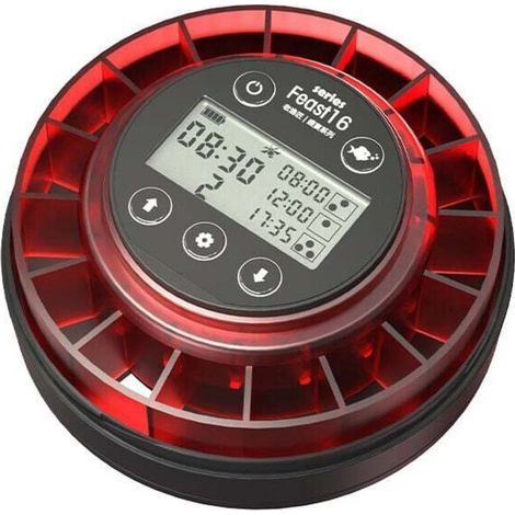 Automatischer Futterautomat für Aquarienfische, automatischer Futterspender mit Timer, wiederaufladbarer Timer, USB-Kabel, LCD-Display – TREETALK (1/5)