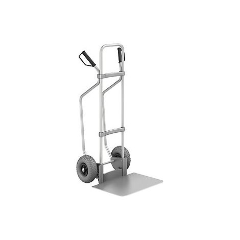 eurokraft pro  Carrello per sacchi in alluminio con pattini 
