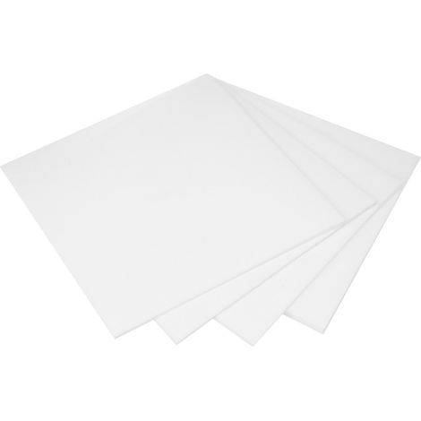 PTFE Teflon Platte 200 x 200 mm verschiedene Stärken Weiß Tafel Folie (1/4)