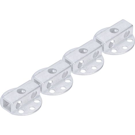 Support carré 4 pièces en aluminium pour robot, kit de fixation de poutre, support de montage robuste, lot de 4 supports d'angle pour structure robotique, modèle 5900-0008-0008 (1/5)