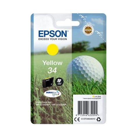Epson Golf ball Singlepack Yellow 34 DURABrite Ultra Ink (1/5)
