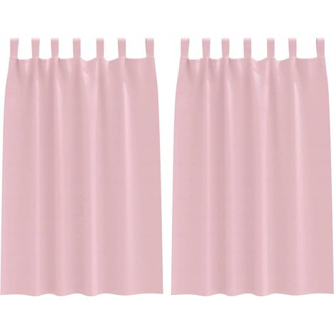 Maison Exclusive - Verdunkelungs-Vorhänge mit Ringen 2 pcs Babyro