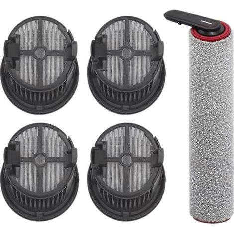 Kit de brosse rotative et filtre HEPA pour aspirateur eau et poussière Dreame Mova X4 Pro - Pièces détachées pour brosse principale et filtre d'aspirateur (1/5)