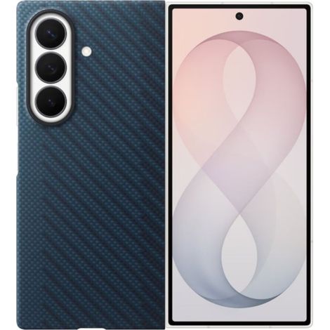 Samsung Carbon Back Cover Azul Magnético Samsung Galaxy Z Fold 8 Ultra
