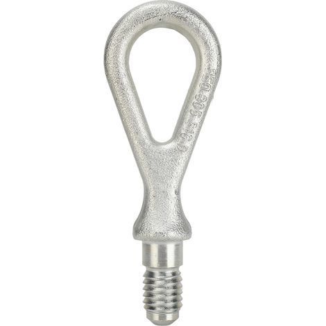 Crochet de remorquage à œil 8E0805616D tige filetée en fer argenté de rechange pour A4 8H Cabriolet (1/5)