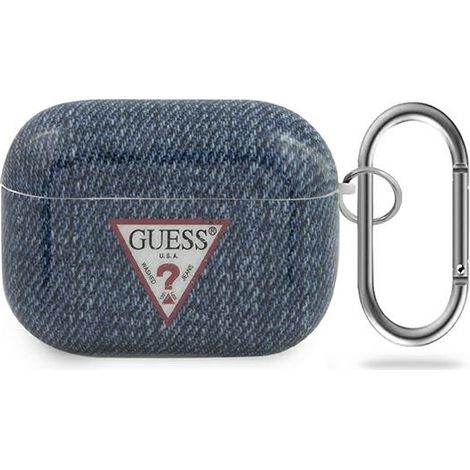 Funda para AirPods Pro Guess guacaptpujuldb, color azul marino/azul oscuro, colección Jeans