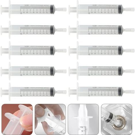 LAN Sprayer, 10er-Packung mit 10-ml-Parfümabfüllern, Spritzenpumpe, Parfümspender zum Befüllen von Parfümflaschen (1/5)