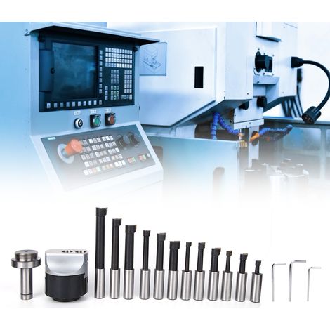 Tête d'alésage 40CR, kit d'outils de fraisage CNC haute précision C20-F1-18-12PCS F1 75 mm (1/5)