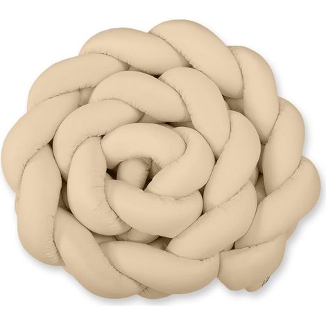 Tour de lit tressé XXL - beige