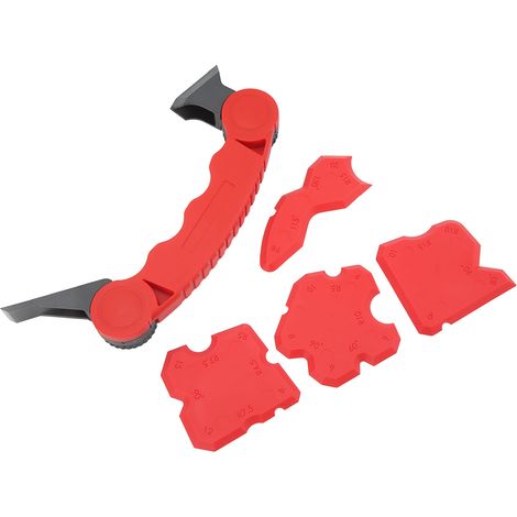 Lot de 5 grattoirs à colle pour portes, fenêtres et panneaux de verre – spatules pour la peinture et la construction (1/5)