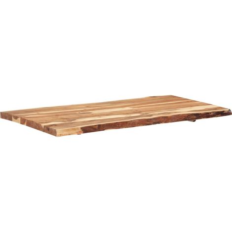 Maison Exclusive - Tischplatte Massivholz Akazie 118x(50-60)x3,8 (1/5)