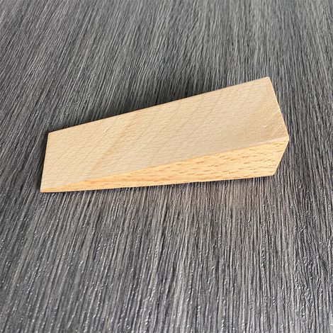 APEX Butoirs de porte antidérapants en bambou - lot de deux butoirs en bois - robustes et durables avec base en caoutchouc (1/5)