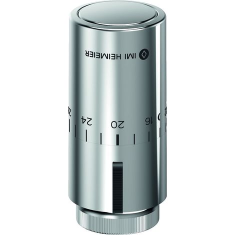 HEIMEIER Thermostat-Kopf Halo verchromt, mit Nullstellung, 7550-00.501 (1/2)