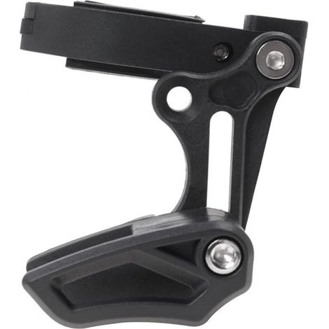 Kettenschutz für Singlespeed-Fahrräder, Kettenschutzvorrichtung, Stabilisator für das vordere Kettenblatt von Mountainbikes und Rennrädern, Kettenabwurfstopper mit 35/32 mm Durchmesser, Schwarz (1/5)
