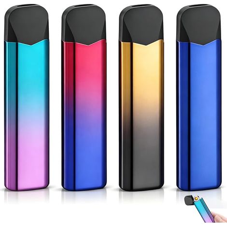 Lot de 4 briquets tempête électroniques : briquets USB, sans gaz (1/5)