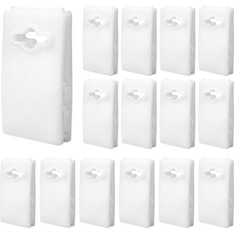 15 pièces Clips Fixation pour Enrouleur de Bâche Solaire 7,1 x 4,4cm Clips pour Bâche Piscine Pinces de Fixation Solaire Universel Piscines Hors Sol et Enterrées Accessoires (1/5)