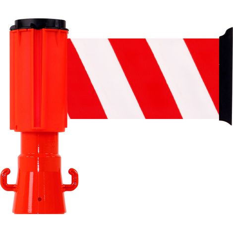 Enrouleur 100mmx3m Rouge/Blanc - 2830065 (1/3)