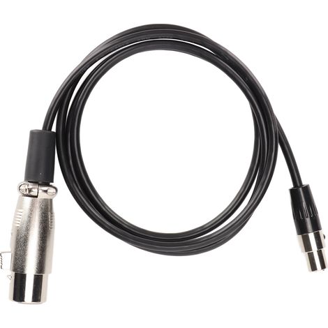 Câble Microphone XLR Femelle vers Mini-XLR Femelle 1m pour Casque Audio AKG K240 K240S K240MKII K141 (1/5)