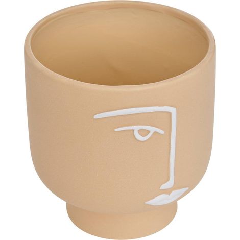 Cache-pot Pam Visage 16x16x17cm - Atmosphera créateur d'intérieur (1/5)