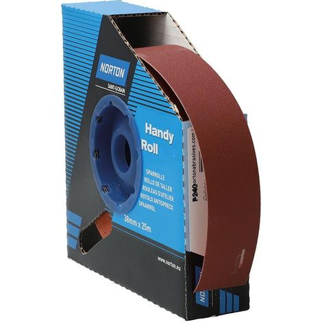 Rodillo abrasivo R222 38mmx25m P240 (1/2)