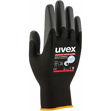 Gants antistatiques Réutilisables en Polyamide Uvex, taille 7 - S x 2 ( Prix pour 1 paire ) (1/5)