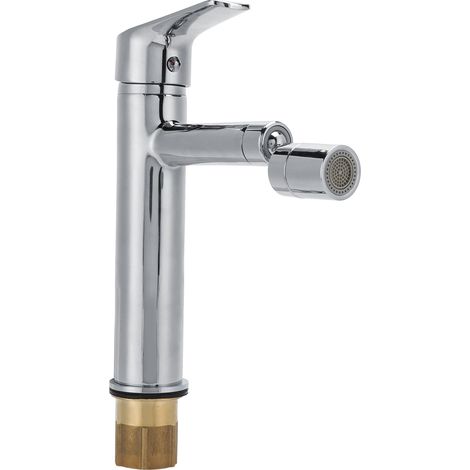 Robinet mitigeur rotatif en cuivre pour lavabo et baignoire, eau chaude et froide, norme internationale G1/2. (1/5)