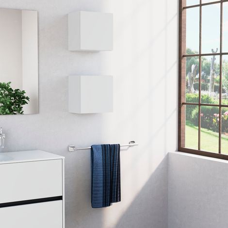 Inda - Pensile bagno con anta DX 30x30 cm - Bianco lucido (1/3)