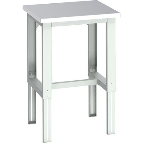 Bott 41003632.16V Cubio Adjustable Bench, Stainless Steel Clad Top 750 x 750mm