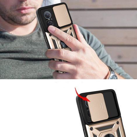 Coque de protection pour Huawei Nova 9 SE, CamShield Slide, or (1/5)