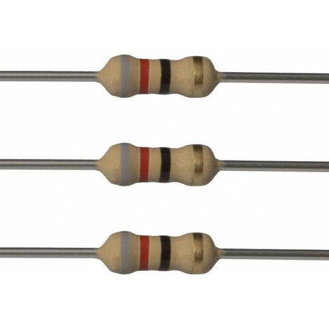 Widerstand Carbon 82R 1/2W 5% Größe 3,2x9mm