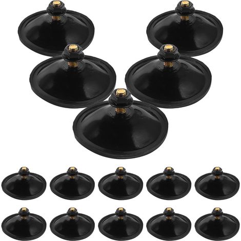 15 crochets à vis - M6 - noir - pour suspension et rangement (1/5)
