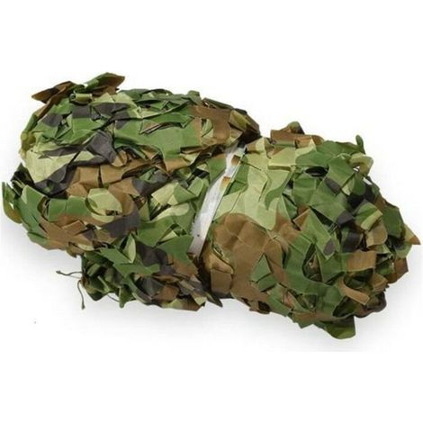 Vela de sombra de camuflaje verde de 23 m para parques infantiles (1/5)