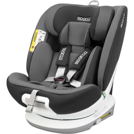 SIEGE ENFANT ROTATIF 360° SPARCO ISIZE 40-150CM ECE R129/03 ISOFIX z