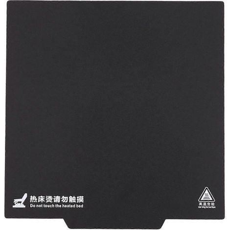 Plateau chauffant magnétique flexible 220 x 220 mm pour imprimante 3D Wanhao I3 et Anet A8 (1/5)