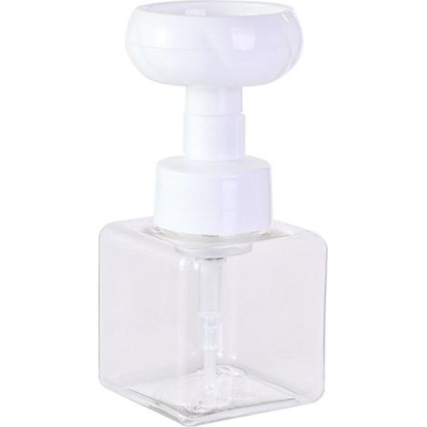 Foam Pump Bottle - Manual Foaming Dispenser - Transparent Plastic Refillable Container For Hand Soap Shampoo Face Cleanser - 2 Sizes Available (1/5)
