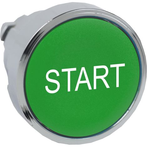 Harmony tête de bouton poussoir - Ø22 - vert - START - ZB4BA333 (1/4)