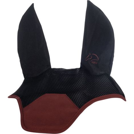 Pony, verde oliva: Cuffietta antimosche per cavalli modello Sports con orecchie elasticizzate