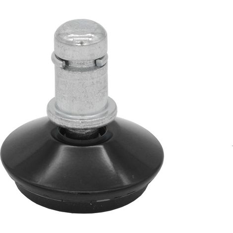 Juego de deslizadores para silla de oficina - negros - diámetro 5 cm (1/3)