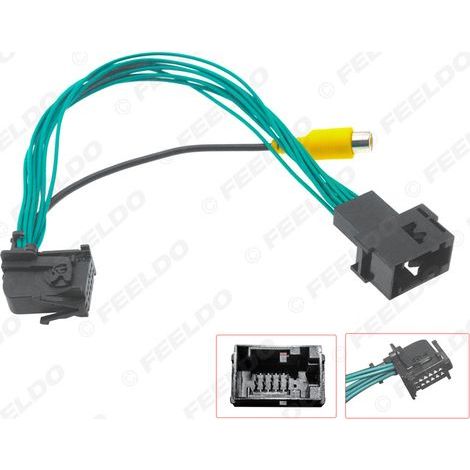 Compatible avec le câble adaptateur de caméra de recul Ford SYNC 2012-2018, la caméra de recul embarquée, les lignes de recul et la vue arrière. (1/5)