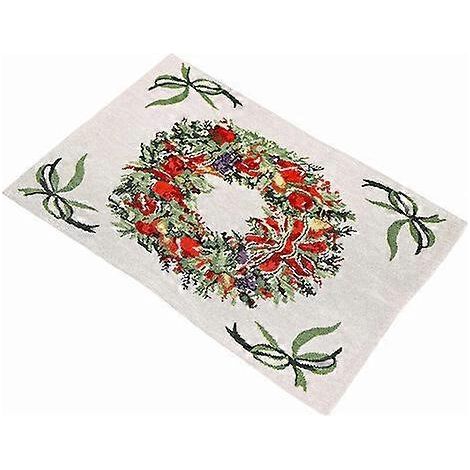 Table Cloth Table Cloth Decoration Table Mat Potholder Garland Pattern Design Foldable Design Holiday Gift Giving Home Kitchen Daily Use (1/3)