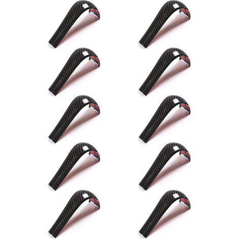 10 copri-sfera per leva del cambio in fibra di carbonio, adatti per BMW Serie 5 E60, BMW X3 E83, BMW Serie 6 E63 e BMW X5 E53