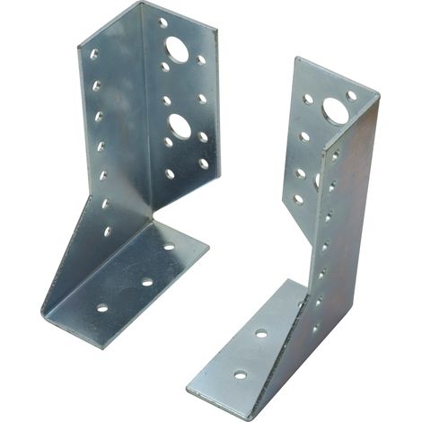 SUPPORTO PER TRAVI IN LEGNO 2 PZ.  chiuso mm.120 15.00 coppie