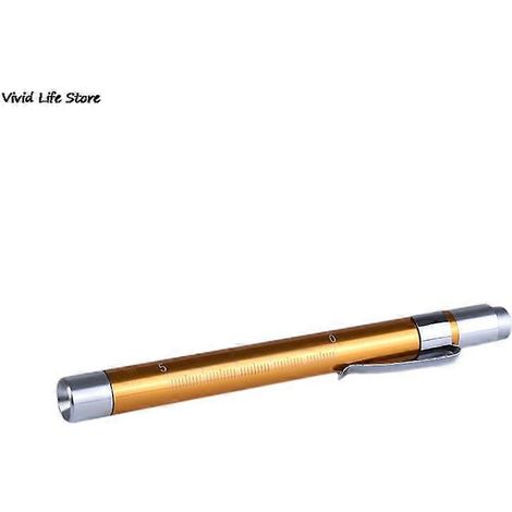 Lampe torche LED portable, lampe de travail, stylo de premiers secours médical, lampe de poche avec mesures pour étudiants, médecin, infirmière, diagnostic