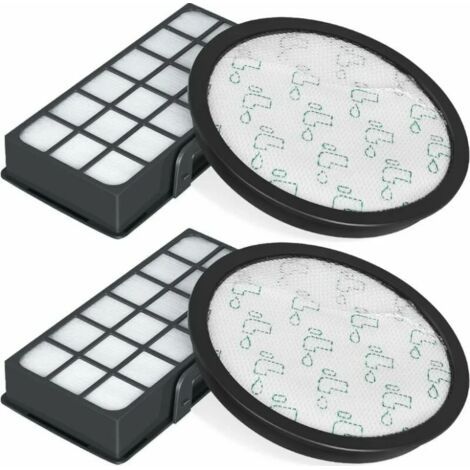 Set de 2 filtres HEPA pour Rechange pour Aspirateurs Rowenta Silence Force Cyclonic 4AAAA (Modèle RO76xx) RO7647EA RO7663EA RO7676EA RO7681EA RO7691EA RO7690EA Accessoire ZR903701 (1/3)